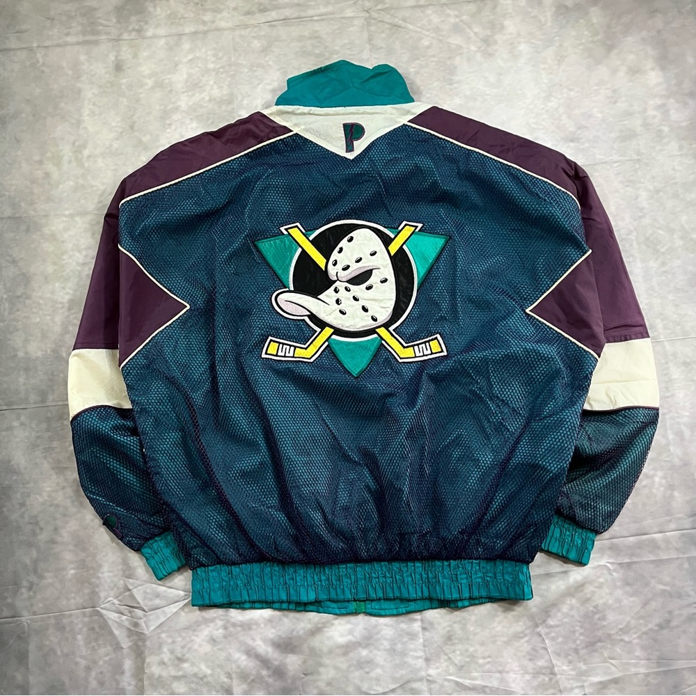 Vintage 90s Anaheim Mighty Ducks Pro Player Jacket